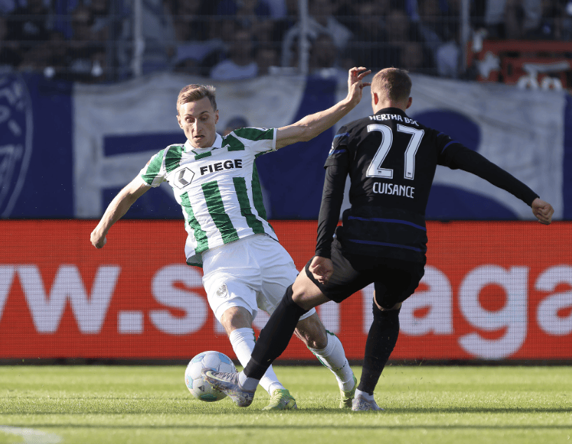 柏林赫塔绝杀汉诺威,取得关键胜利 柏林赫塔绝杀汉诺威,取得关键胜利