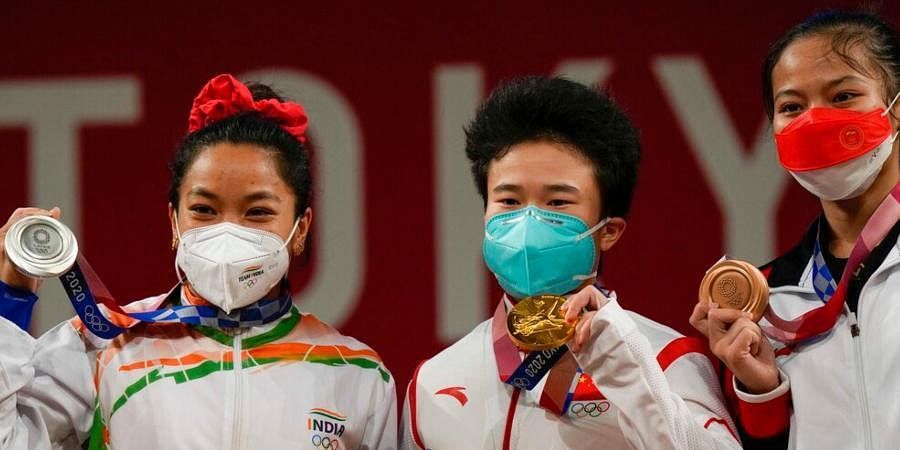 印度选手斩获举重银牌 印度选手斩获举重银牌